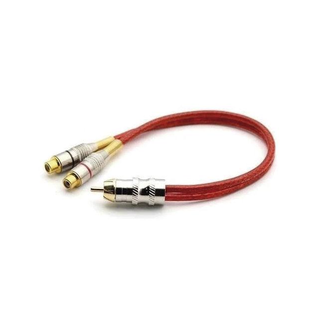 CABO RCA Y 1M/2F 20CM PLUG R VM PROFISSIONAL