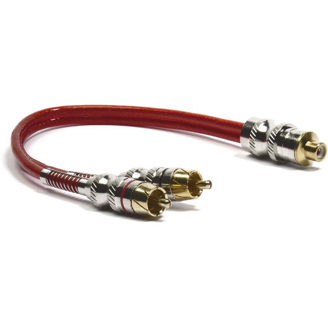 CABO RCA Y 2M/1F 20CM PLUG R VM PROFISSIONAL