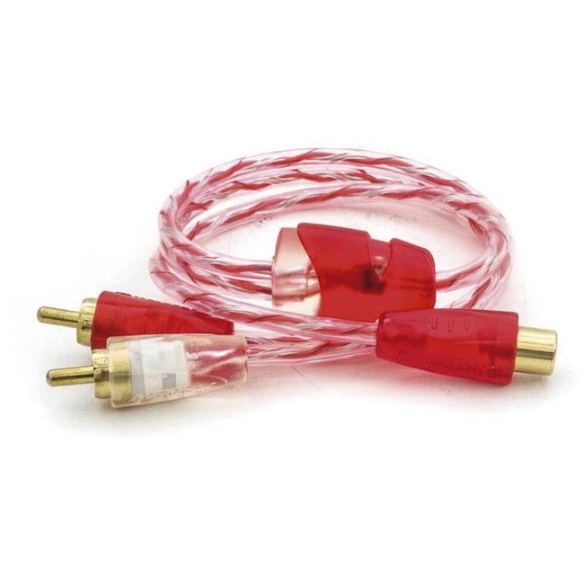 CABO RCA Y 2M/1F VM CRISTAL INJETADO BRONZE