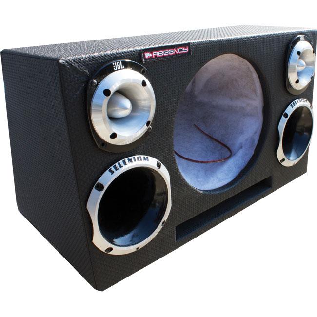 CAIXA ACUSTICA DUTADA TRIO 1X12" 66L 2D/2T