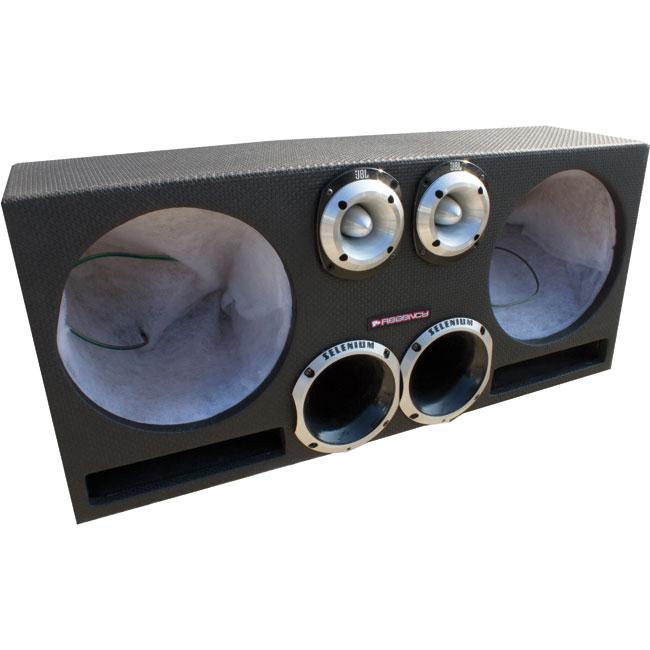 CAIXA ACUSTICA DUTADA TRIO DUPLO 2X12" 2D/2T